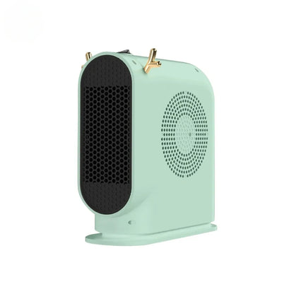 Compact 500W Electric Space Heater – Fast Heating, Smart Thermostat, Overheat Protection for Desk & Home