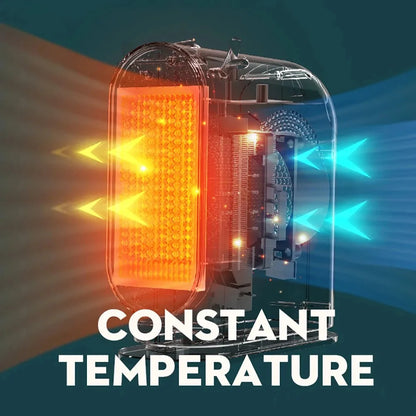 Compact 500W Electric Space Heater – Fast Heating, Smart Thermostat, Overheat Protection for Desk & Home
