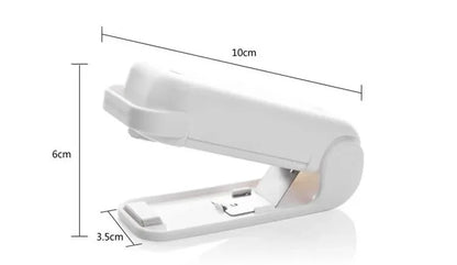 Kitchen Handheld Snack Sealer Snack Bag Clips Plastic Bag Sealer For Freshness Machine Package Sealer Food Bag Closure Packing