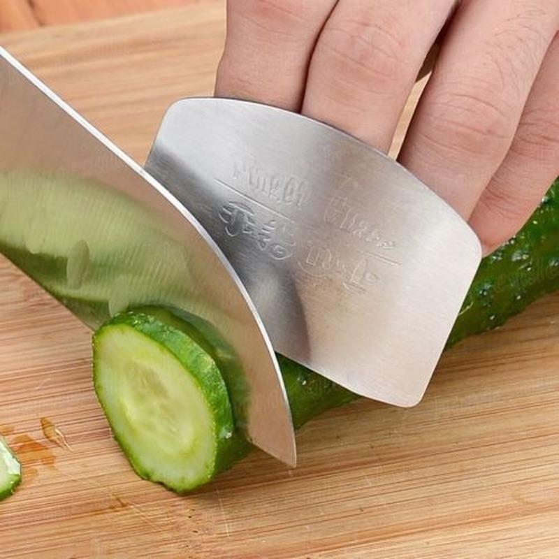 Stainless Steel Finger Protector Guard – Safe & Fast Chopping