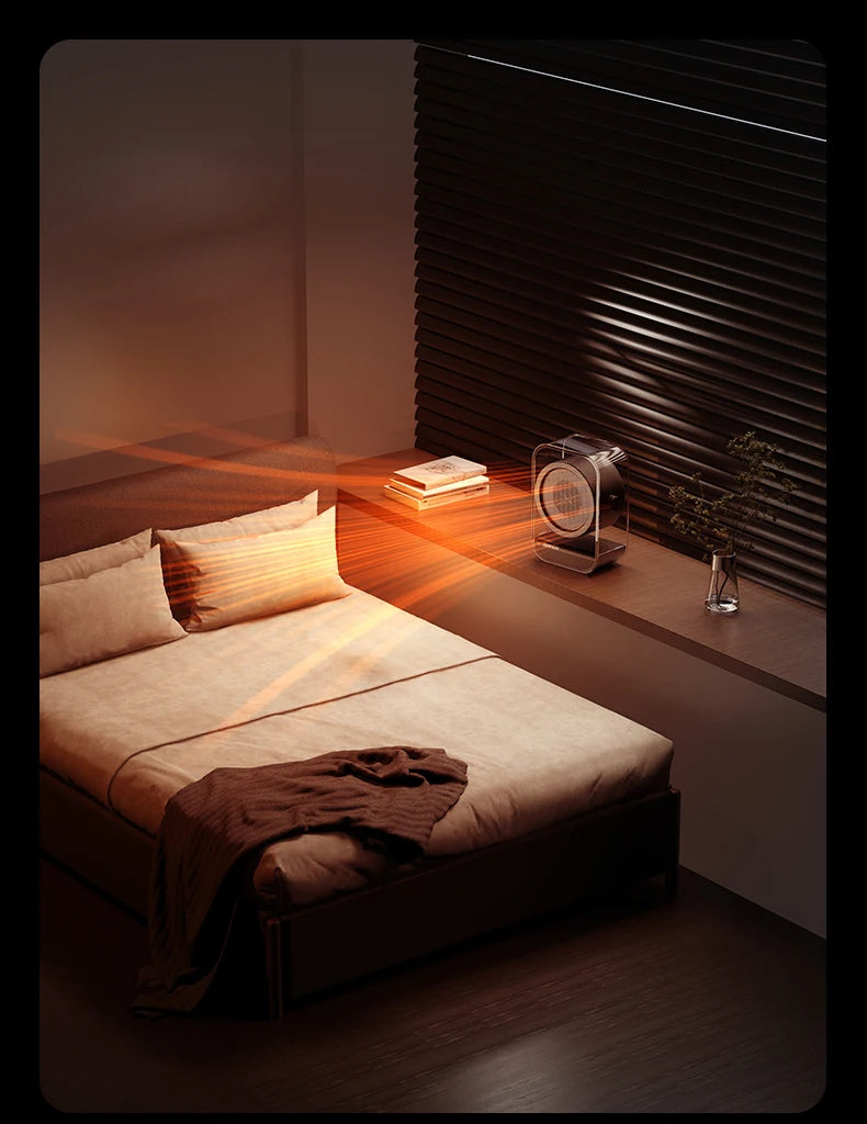 Portable Mini Desktop Electric Heater | Energy-Saving Warmer for Office & Home