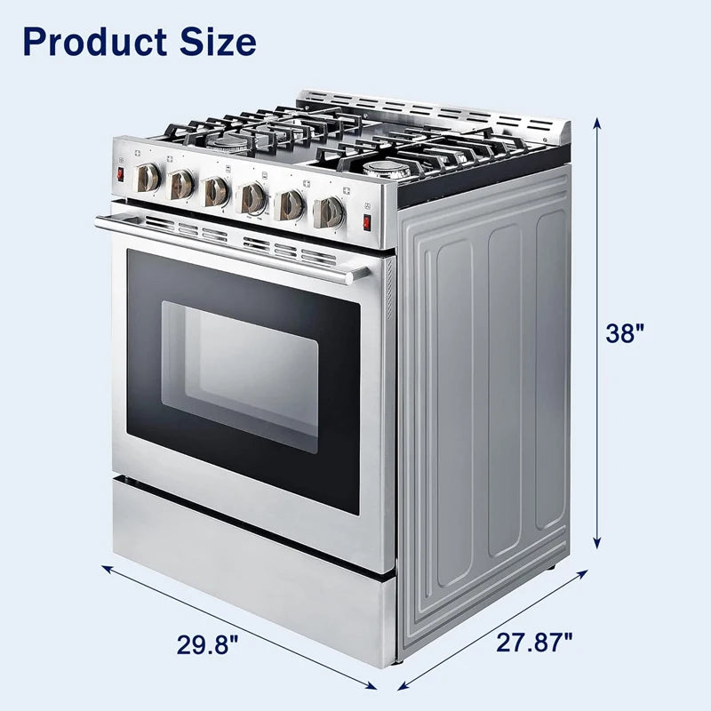 90cm Built-In Electric Oven – 109L Multi-Function with Digital LED Control & Triple Glass Door
