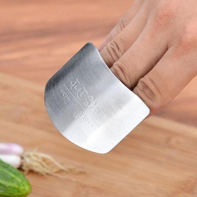 Stainless Steel Finger Protector Guard – Safe & Fast Chopping
