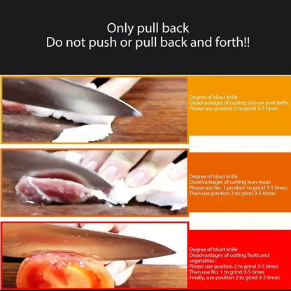 4-in-1 Portable Kitchen Knife Sharpener
