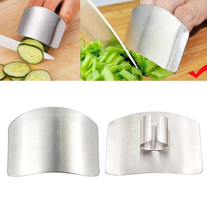 Stainless Steel Finger Protector Guard – Safe & Fast Chopping
