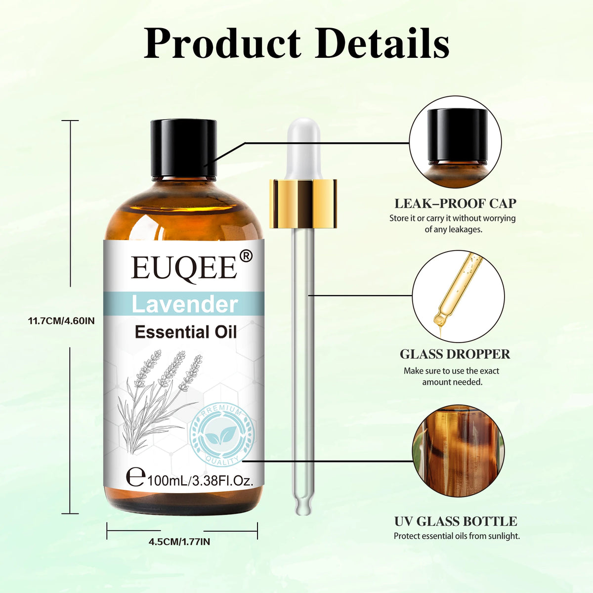100ml Essential Oil  with Dropper for Diffuser