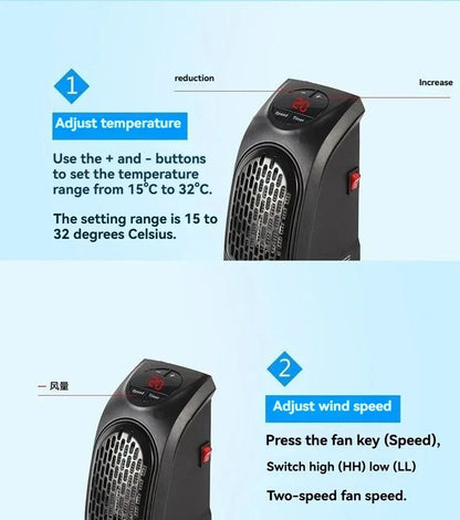 Portable Electric Heater for Rooms