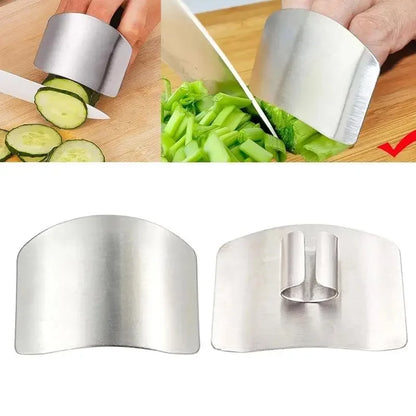 Stainless Steel Finger Protector Guard – Safe & Fast Chopping