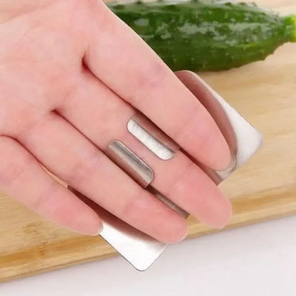 Stainless Steel Finger Protector Guard – Safe & Fast Chopping