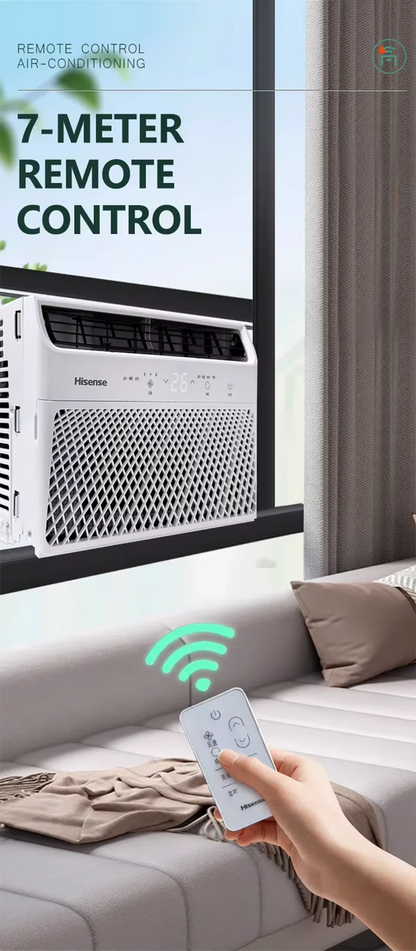 Window Air Conditioner 12000 BTU – 1.5HP Inverter AC with R32 Refrigerant & LCD Display for Home & Office