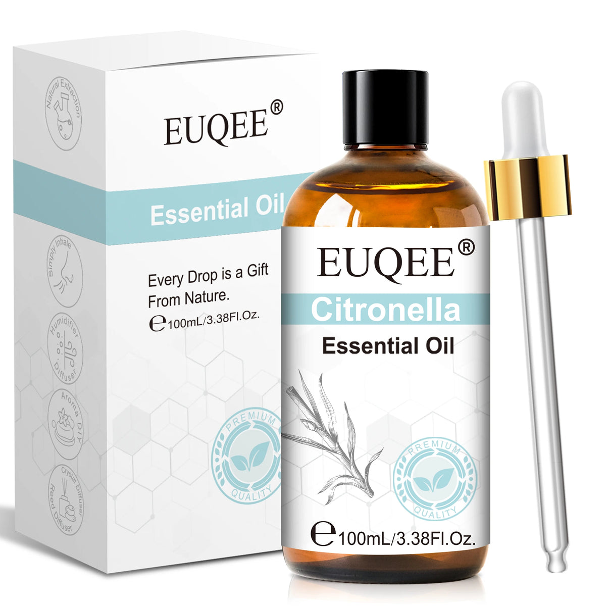 100ml Essential Oil  with Dropper for Diffuser