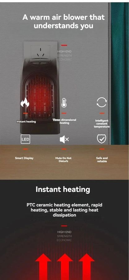 Portable Electric Heater for Rooms
