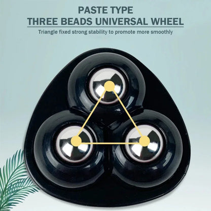 Self-Adhesive Furniture Caster Wheels – Silent 360° Rolling Wheels for Storage Boxes, Kitchen & Home (4/8/16pc)