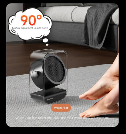Portable Mini Desktop Electric Heater | Energy-Saving Warmer for Office & Home