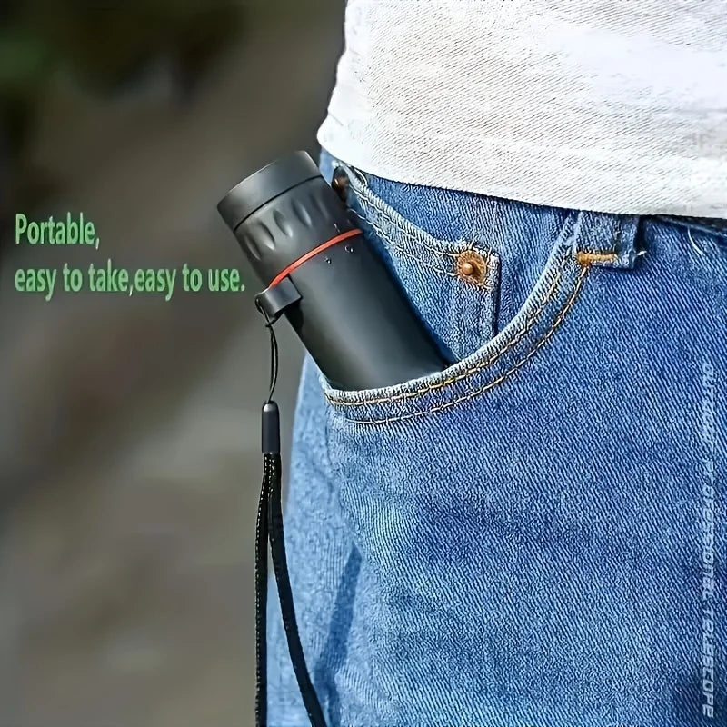 Compact Portable HD Monocular Telescope for Travel
